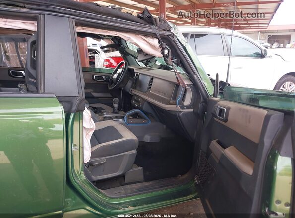 1FMEE5DP7NLB16695 2022 FORD BRONCO Green Սալոնի դիմացի տեսք