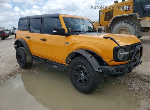 1FMEE5DPXNLA96572 2022 FORD BRONCO Yellow Przód prawy