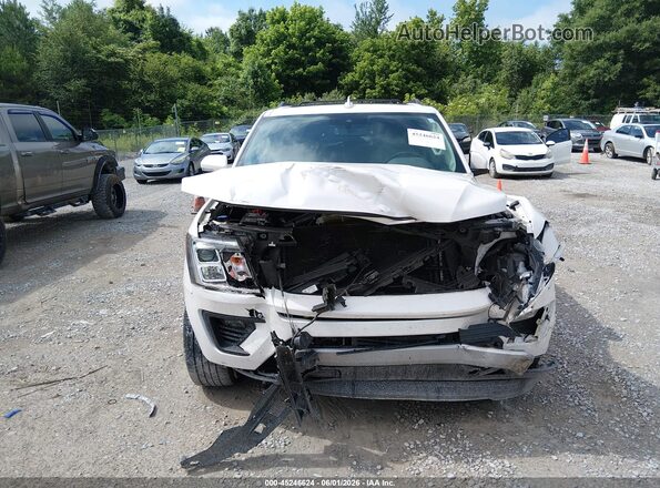 1FMJK1HT3KEA75196 2019 FORD EXPEDITION MAX White Widok zestawu wskaźników