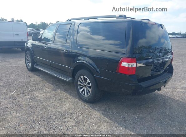 1FMJK1HT4HEA52826 2017 FORD EXPEDITION EL Black Trasero izquierdo