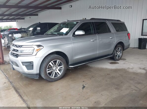 1FMJK1HT4NEA16887 2022 FORD EXPEDITION Серебряный Передняя левая четверть