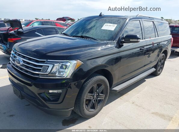 1FMJK1HT5LEA41844 2020 FORD EXPEDITION Black Առջևի ձախ երեք քառորդ տեսարան