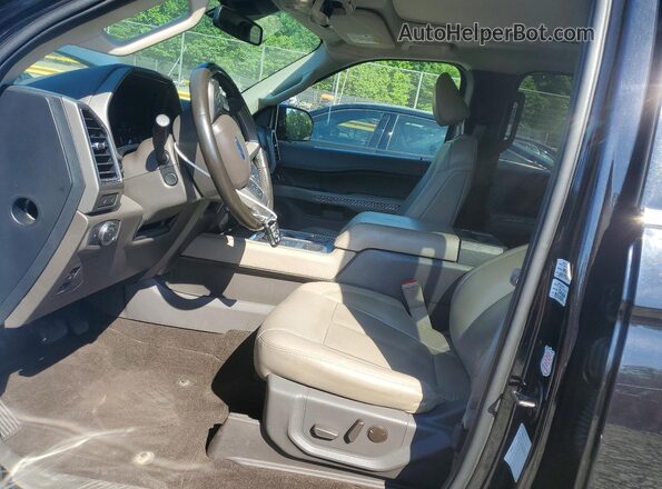 1FMJK1HT6MEA45757 2021 FORD EXPEDITION Black Widok wnętrza z przodu
