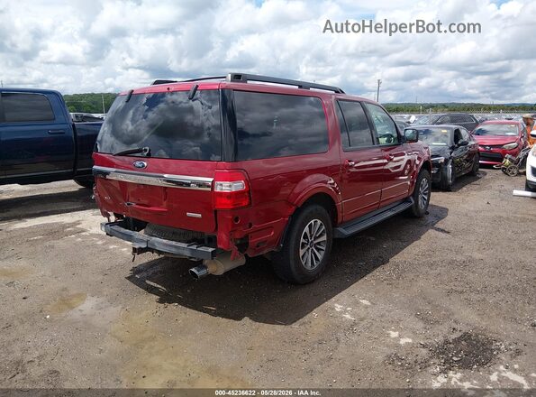 1FMJK1HT7GEF05741 2016 FORD EXPEDITION EL Maroon Tył prawy