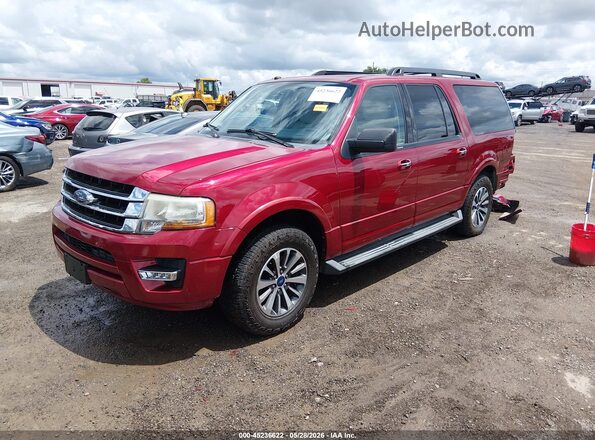 1FMJK1HT7GEF05741 2016 FORD EXPEDITION EL Maroon Przód lewy