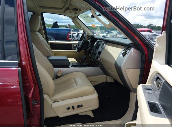 1FMJK1HT7GEF05741 2016 FORD EXPEDITION EL Maroon Widok wnętrza z przodu