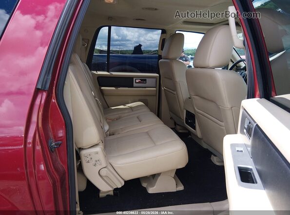 1FMJK1HT7GEF05741 2016 FORD EXPEDITION EL Maroon Widok naklejki z numerem VIN