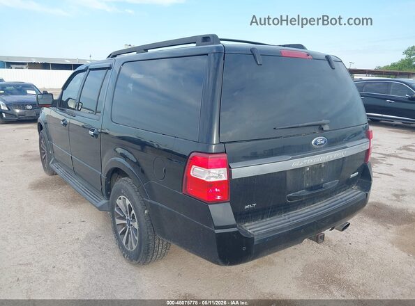 1FMJK1HT7GEF11118 2016 FORD EXPEDITION EL Black Trasero izquierdo