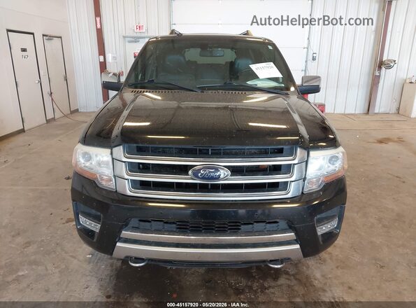 1FMJK1MT0GEF02296 2016 FORD EXPEDITION EL Black Vista del cuadro de instrumentos