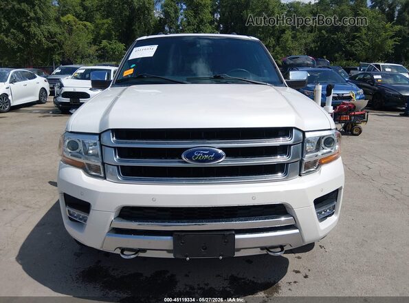 1FMJK1MT3HEA39331 2017 FORD EXPEDITION EL White Вид щитка приладів