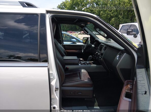 1FMJK1MT3HEA39331 2017 FORD EXPEDITION EL White Вид салону спереду