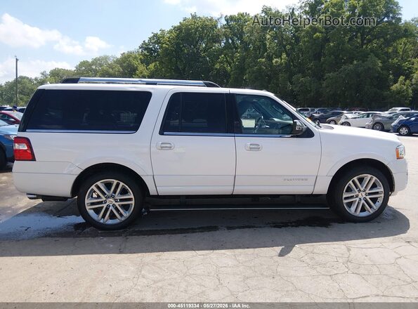 1FMJK1MT3HEA39331 2017 FORD EXPEDITION EL White Вид задньої частини салону