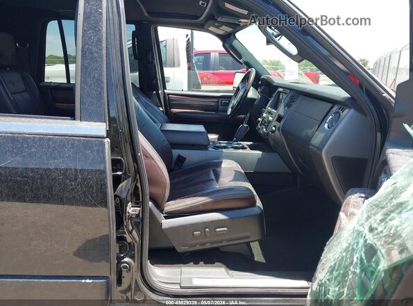 1FMJK1MT8HEA62846 2017 FORD EXPEDITION EL Black Front interior view