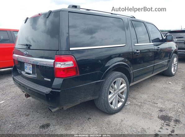 1FMJK1MTXGEF45706 2016 FORD EXPEDITION EL Black Tył prawy