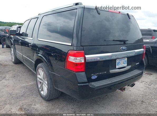 1FMJK1MTXGEF45706 2016 FORD EXPEDITION EL Black Tył lewy