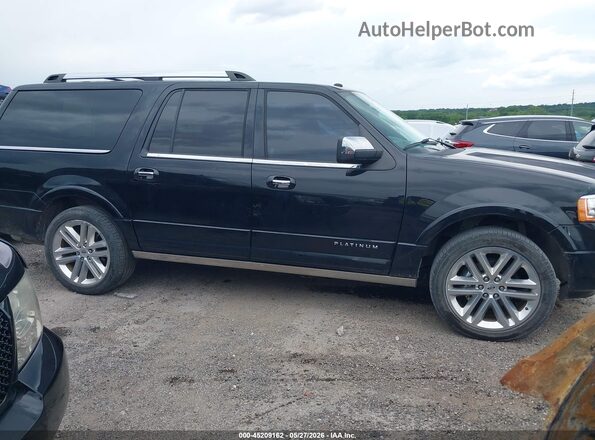 1FMJK1MTXGEF45706 2016 FORD EXPEDITION EL Black Widok wnętrza z tyłu