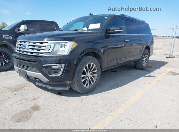 1FMJK2AT0JEA34345 2018 FORD EXPEDITION MAX Black Przód lewy