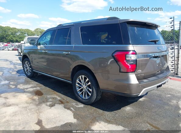 1FMJK2AT2JEA24934 2018 FORD EXPEDITION MAX Brown Tył lewy