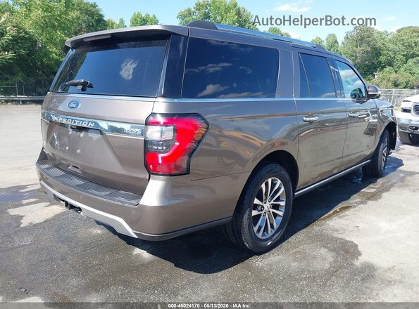 1FMJK2AT2JEA24934 2018 FORD EXPEDITION MAX Brown Tył prawy