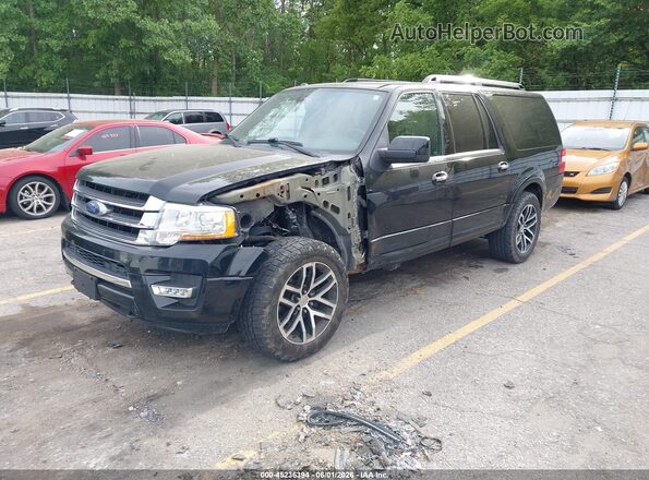 1FMJK2AT3HEA53692 2017 FORD EXPEDITION MAX Черный Передняя левая четверть