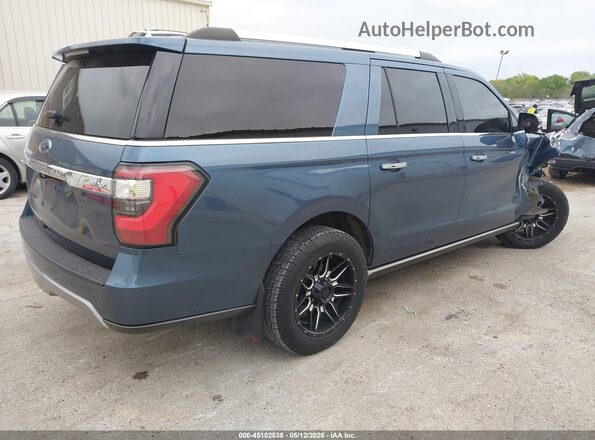 1FMJK2ATXKEA19630 2019 FORD EXPEDITION MAX Синий Задняя правая четверть