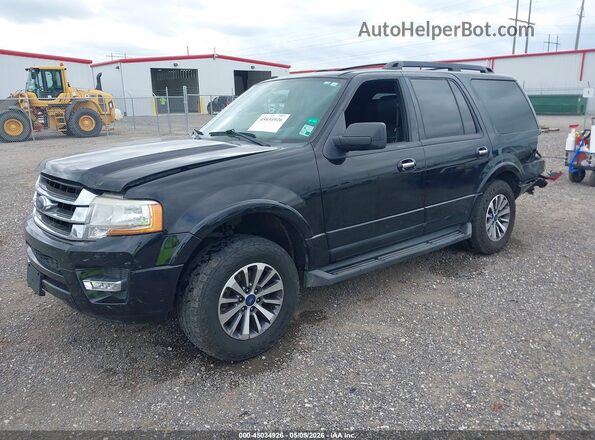 1FMJU1HT0GEF42950 2016 FORD EXPEDITION Black Առջևի ձախ երեք քառորդ տեսարան