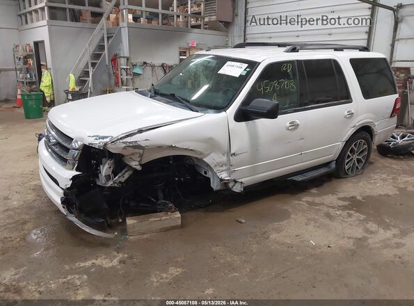 1FMJU1HT2GEF25728 2016 FORD EXPEDITION White Vista tres cuartos delantera izquierda