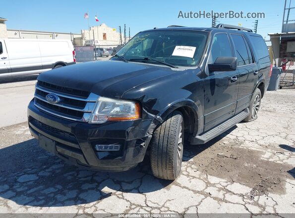 1FMJU1HT2HEA63219 2017 FORD EXPEDITION Black Առջևի ձախ երեք քառորդ տեսարան