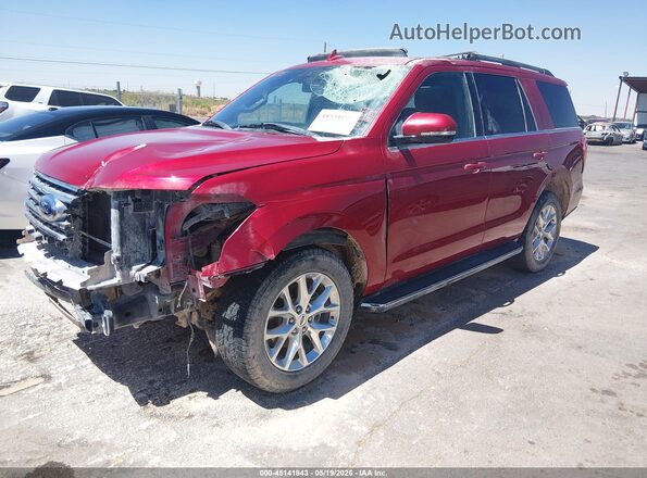 1FMJU1HT2LEA56358 2020 FORD EXPEDITION Red წინა მარცხენა ხედი სამი მეოთხედიდან