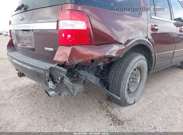 1FMJU1HT5HEA82928 2017 FORD EXPEDITION Maroon Vista frontal