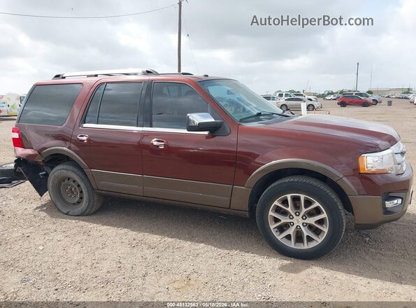 1FMJU1HT5HEA82928 2017 FORD EXPEDITION Maroon Vista interior de 360 grados