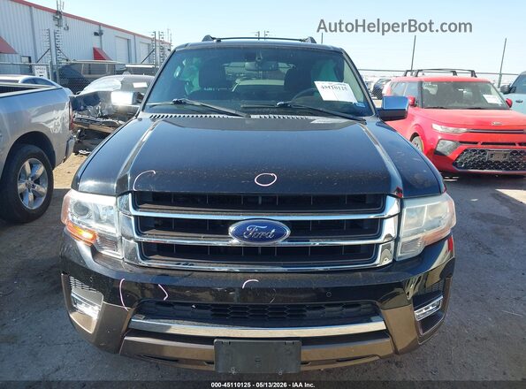 1FMJU1HT7GEF26048 2016 FORD EXPEDITION Black ხელსაწყოთა პანელის ხედი