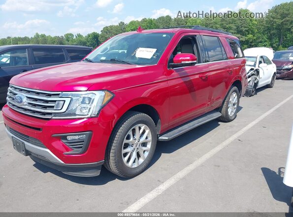 1FMJU1HT7MEA43316 2021 FORD EXPEDITION Red Առջևի ձախ երեք քառորդ տեսարան