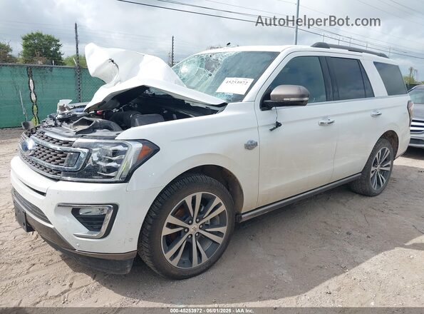 1FMJU1NT9LEA24267 2020 FORD EXPEDITION White წინა მარცხენა ხედი სამი მეოთხედიდან