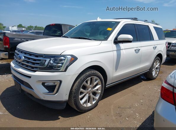 1FMJU2AT3JEA48248 2018 FORD EXPEDITION White წინა მარცხენა ხედი სამი მეოთხედიდან