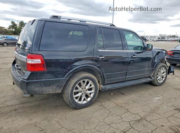 1FMJU2AT7GEF49362 2016 FORD EXPEDITION Black Tył prawy