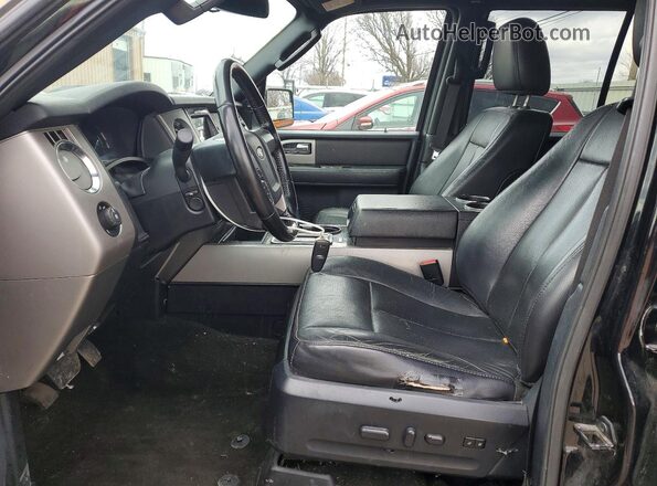 1FMJU2AT7GEF49362 2016 FORD EXPEDITION Black Widok wnętrza z przodu