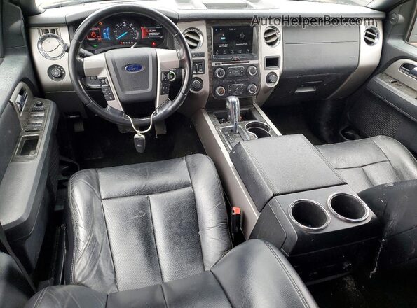 1FMJU2AT7GEF49362 2016 FORD EXPEDITION Black Widok deski rozdzielczej