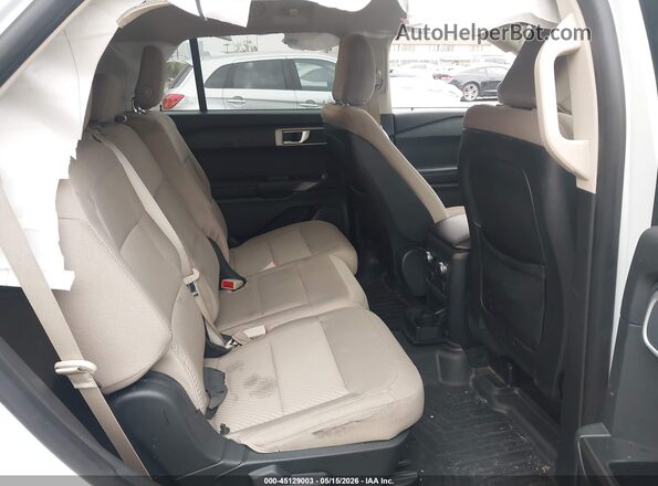 1FMSK7BH2LGC97035 2020 FORD EXPLORER White VIN კოდის სტიკერის ხედი