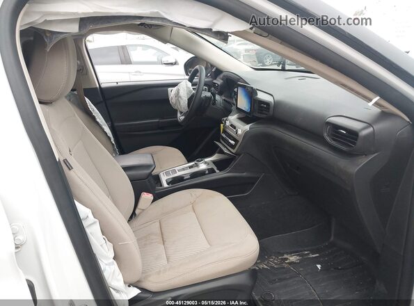 1FMSK7BH2LGC97035 2020 FORD EXPLORER White წინა სალონის ხედი