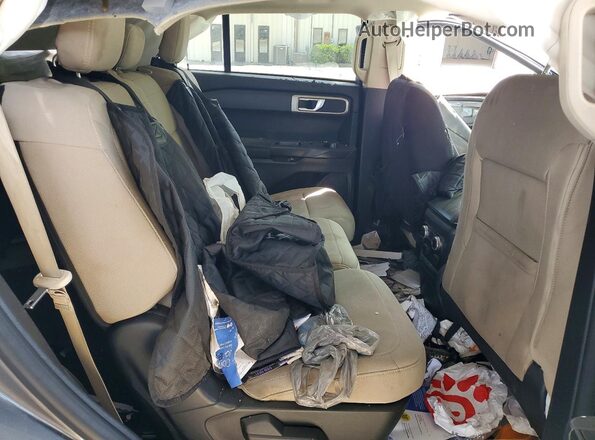 1FMSK7BH3MGA01845 2021 FORD EXPLORER Gray Vista de los asientos traseros