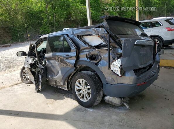 1FMSK7BH3MGA01845 2021 FORD EXPLORER Gray Trasero izquierdo