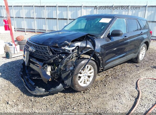 1FMSK7BH3MGA67618 2021 FORD EXPLORER Black Передня ліва чверть