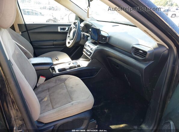 1FMSK7BH3MGA67618 2021 FORD EXPLORER Black Вид салону спереду