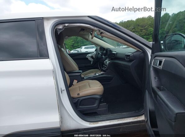 1FMSK7BH6MGA55821 2021 FORD FORD EXPLORER White Widok wnętrza z przodu