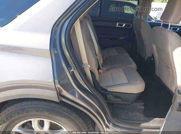 1FMSK7BH9MGA14907 2021 FORD EXPLORER Gray Widok naklejki z numerem VIN
