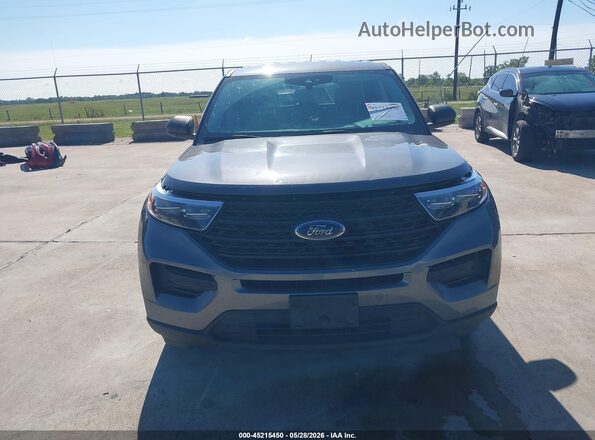 1FMSK7BH9MGA14907 2021 FORD EXPLORER Gray Widok zestawu wskaźników