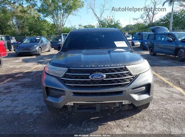 1FMSK7DH0LGA49217 2020 FORD EXPLORER Gray ხელსაწყოთა პანელის ხედი