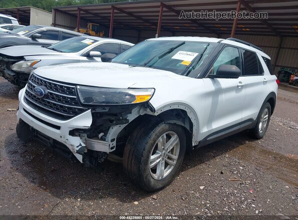 1FMSK7DH0LGC85706 2020 FORD EXPLORER White Առջևի ձախ երեք քառորդ տեսարան