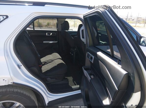1FMSK7DH0MGA95616 2021 FORD EXPLORER White Widok naklejki z numerem VIN